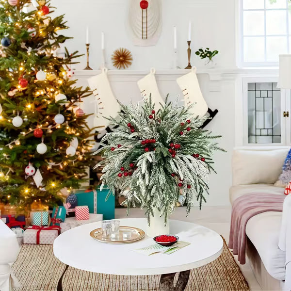 Bouquet Givré de Noël